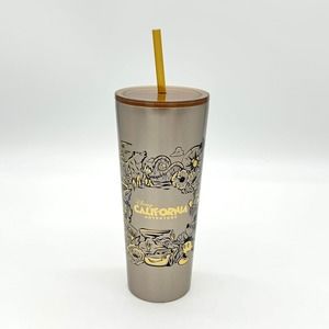Disney Parks Disneyland California Adventure Stainless Steel Starbucks Tumbler